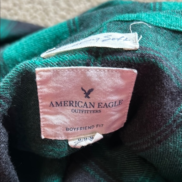 Green and Black Plaid Men's Shirt - Picture 3 of 3